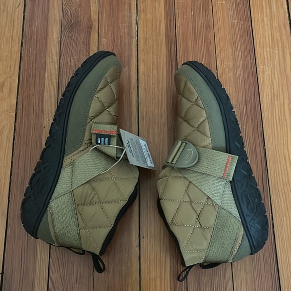NWT Chaco Quilted Ramble Puff Shoes Military Olive Sz 9 - Picture 8 of 9